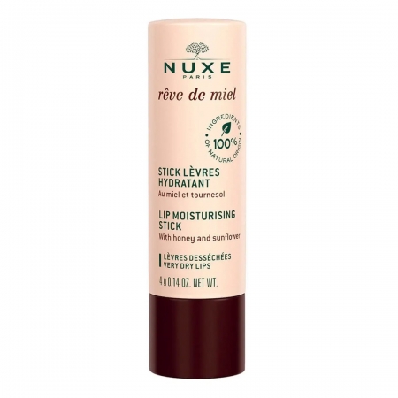 Nuxe Reve de Miel Stick Levres Lip Moisturizing Stick Ενυδατικό Στικ Χειλιών, 4g