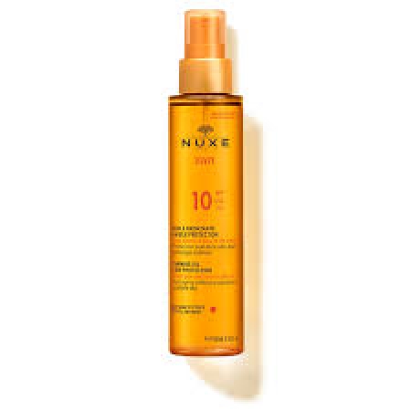 NUXE SUN TANNING OIL (ΠΡΟΣΩΠΟ & ΣΩΜΑ) SPF10 150ML 
