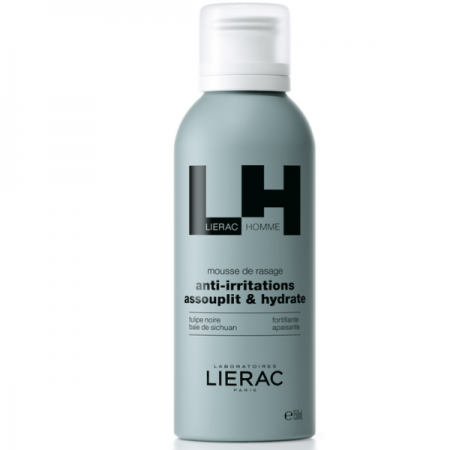 Lierac Homme Shaving Foam Αφρός Ξυρίσματος Κατά των Ερεθισμών που Απαλύνει & Ενυδατώνει, 150ml