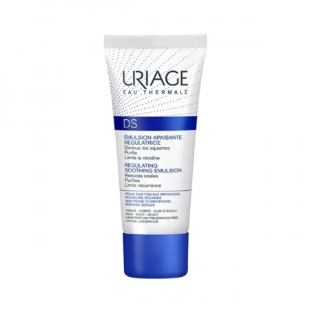 Uriage D.S. Emulsion, Κρέμα Προσώπου & Σώματος για Σμηγματόρροια Τριχωτού από 0 μηνών, 40ml