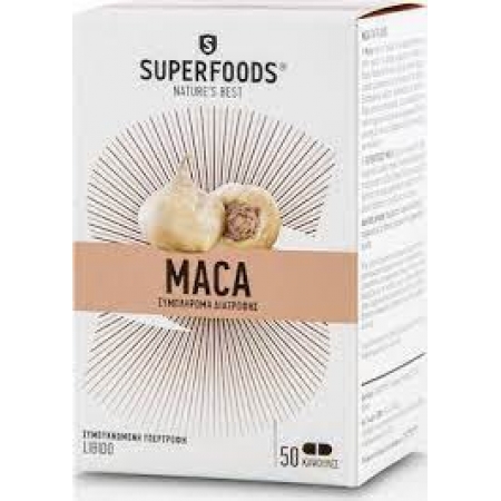 SUPERFOODS MACA 50 CAPS 