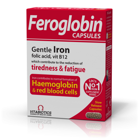 VITABIOTICS FEROGLOBIN SLOW RELEASE 30 CAPS 
