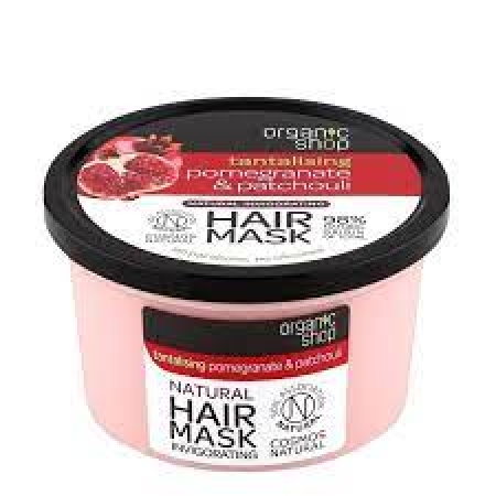 NS ORGANIC SHOP TANTALISING POMEGRANADE &PATCHOULI HAIR MASK 250ML