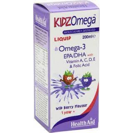 HEALTH AID KIDZ OMEGA LIQUID 200ML 