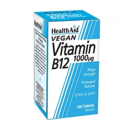 Health Aid Vitamin B12, 1000mg 100Tabs