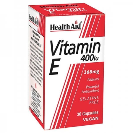 Health Aid Vitamin E 400 i.u (268mg), 30caps