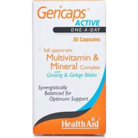 HEALTH AID GERICAPS ACTIVE MULTIVIT 30CAPS