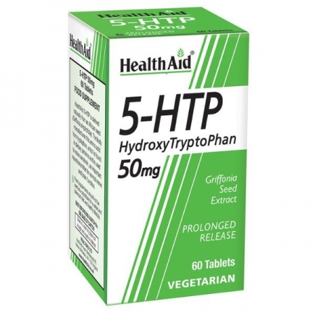HEALTH AID L-5 HYDROXYTRYPTOPHAN 50MG TABLETS 60'S