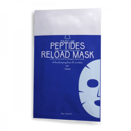 Youth Lab. Peptides Reload Μask Υφασμάτινη Μάσκα Προσώπου για Πλήρη Αναδόμηση, 1τεμ
