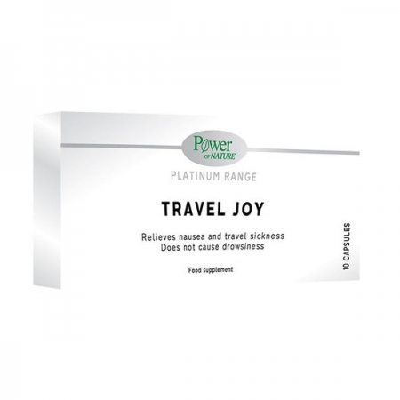 Power of Nature Platinum Range Travel Joy για την Αντιμετώπιση της Ναυτίας, 10caps