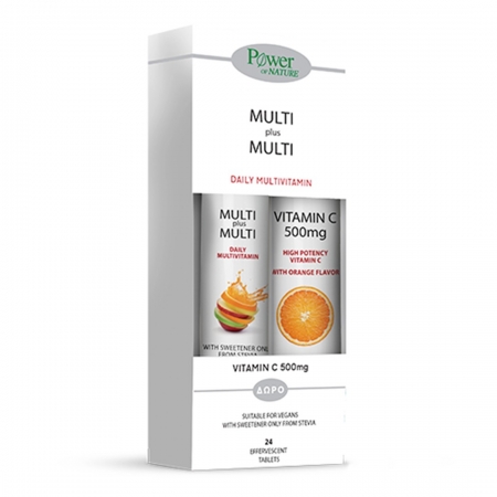 Power Health Promo Multi Plus Multi Vitamin C 500mg 20 Αναβράζοντα Δισκία