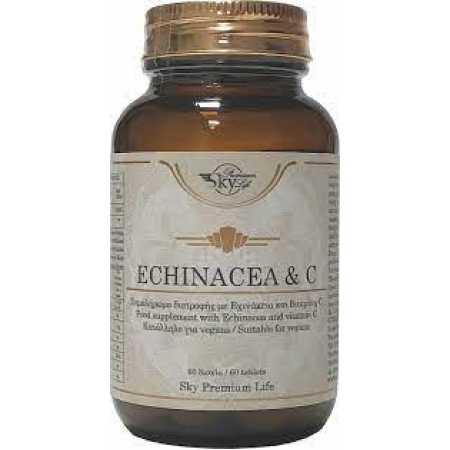 SKY PREMIUM LIFE ECHINACEA 250MG & VITAMIN C 500MG 60TABS 