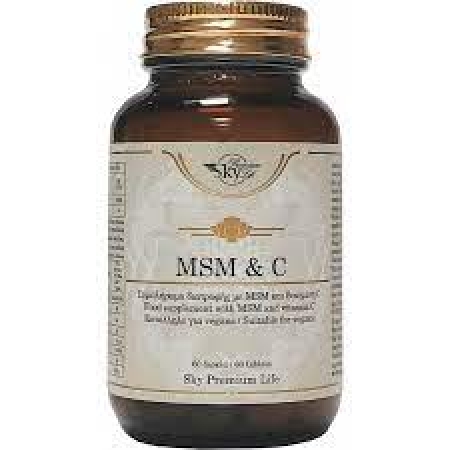 SKY PREMIUM LIFE MSM WITH VITAMIN C 60TABS 