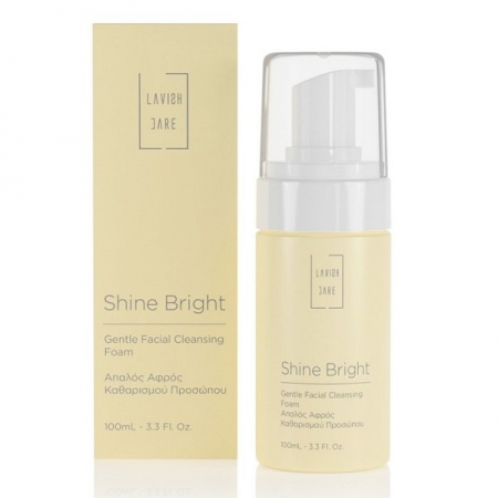 Lavish Care Shine Bright Gentle Facial Cleansing Foam Απαλός Αφρός Καθαρισμού Προσώπου 100ml