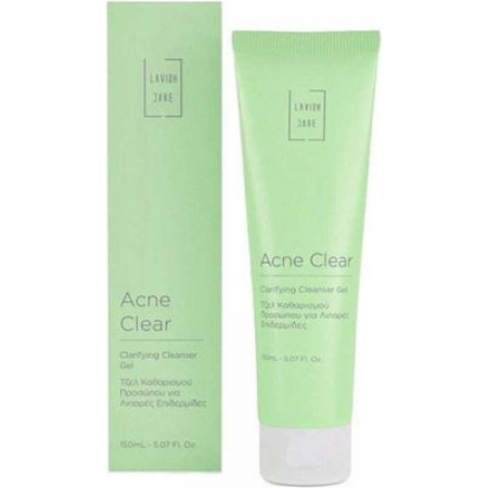 Lavish Care Acne Clear Clarifying Cleanser Gel Τζελ Καθαρισμού Προσώπου για Λιπαρές Επιδερμίδες 150ml