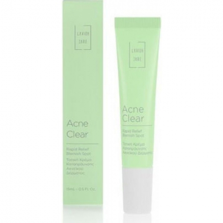 Lavish Care Acne Clear Rapid Relief Blemish Spot Τοπική Κρέμα Καταπράυνσης Ακνεϊκού Δέρματος 15ml