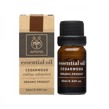 Apivita Essential Oil Cedarwood Αιθέριο Έλαιο Κέδρου, 10ml