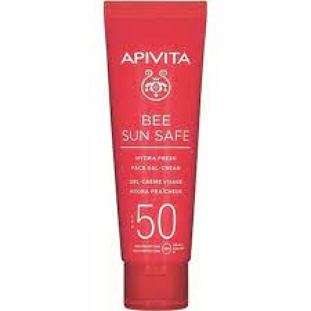 APIVITA ΕΝΥΔΑΤΙΚΗ ΚΡΕΜΑ-GEL ΠΡΟΣΩΠΟΥ SPF50 50ML 