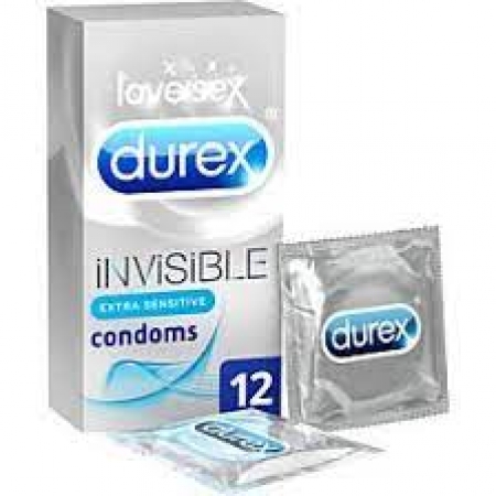 DUREX INVISIBLE EXTRA SENSITIVE 12 