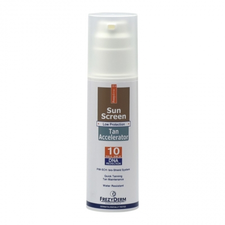 Frezyderm Sunsreen Tan Accelerator SPF10 Face & Body, 150ml