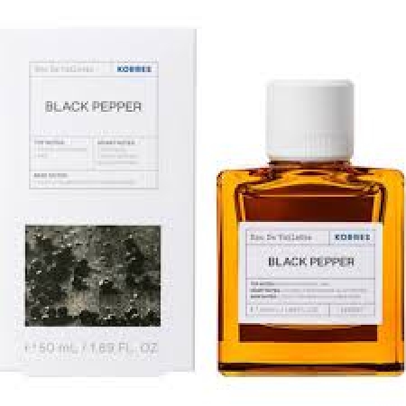 KORRES BLACK PEPPER EAU DE TOILETTE 50ML 