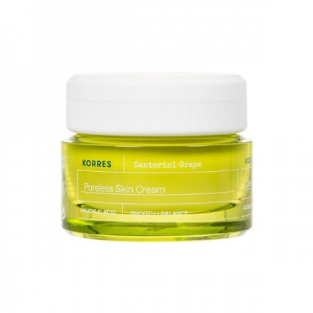 Korres Santorini Grape Poreless Light Skin Cream Κρέμα Προσώπου για Ενυδάτωση & Σύσφιξη, 40ml