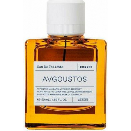 Korres Avgoustos Eau De Toilette Ανδρικό Άρωμα, 50ml