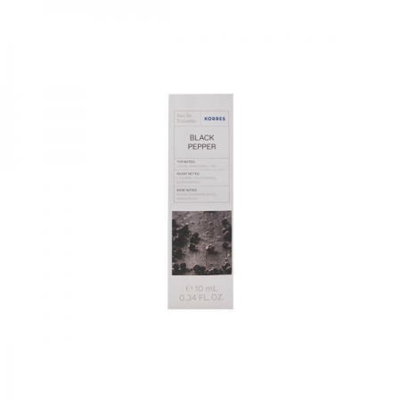 Korres Black Pepper Eau De Toilette Ανδρικό Άρωμα, 10ml