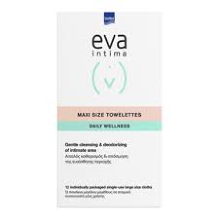 INTERMED EVA INTIMA TOWELETTES MAXI (12SACHETS) 