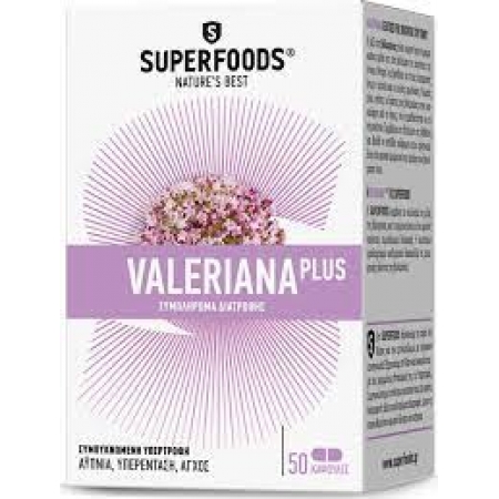 SUPERFOODS VALERIANA PLUS 50CAPS 