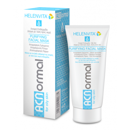 Helenvita ACNormal Purifying Facial Mask Μάσκα για τον βαθύ καθαρισμό της λιπαρής, με τάση προς ακμή επιδερμίδας, 75 ml