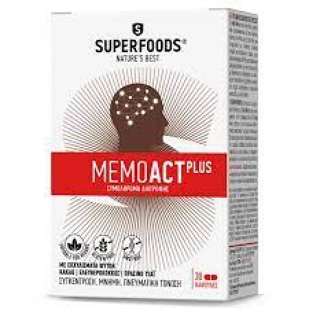 SUPERFOODS MEMOACT PLUS 30CAPS