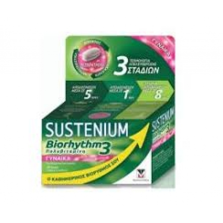 Sustenium Biorhythm 3 Woman Πολυβιταμινούχο Συμπλήρωμα Διατροφής για τις Γυναίκες, 30caps