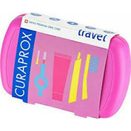 CURAPROX TRAVEL SET ΟΔΟΝΤ.- ΜΕΣΟΔ.ΒΟΥΡΤΣ.- BE YOU 10ML 