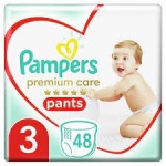 PAMPERS PREMIUM PANTS ΜΕΓ 3  48 TEM