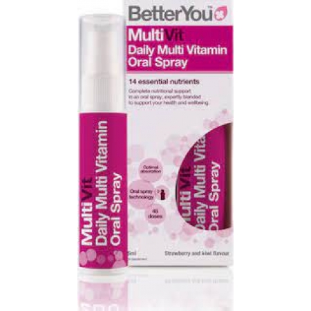 BETTER YOU MULTIVIT SPRAY 25ML 160 ΨΕΚΑΣΜΟΙ 