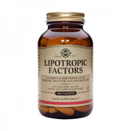 SOLGAR LIPOTROPIC FACTORS 100TAB
