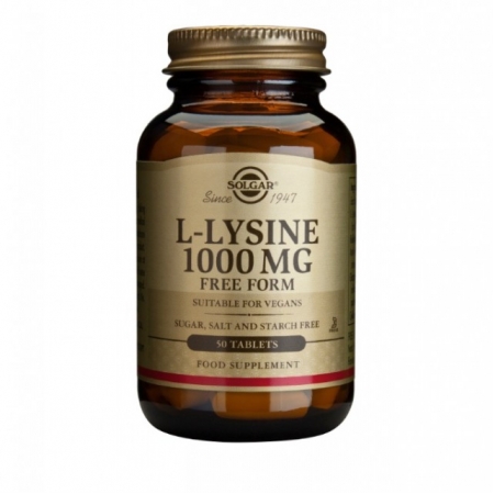 Solgar L-Lysine 1000mg 50tabs