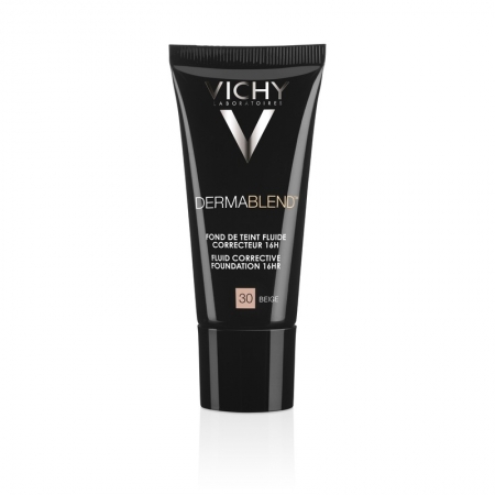 Vichy Dermablend SPF35 Fluid Corrective Foundation 16HR Beige 30, 30ml