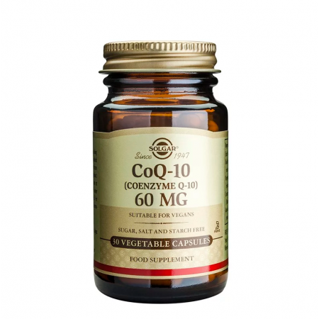 SOLGAR COENZYME Q-10 60MG VEGICAPS 30S