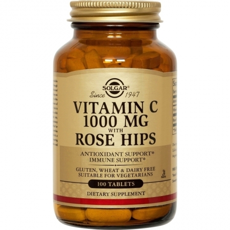 SOLGAR ROSE HIPS C 1000MG TABS 100S 