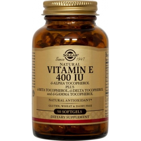 SOLGAR VIT E 400 IU SOFTGELS 50S 