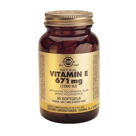 SOLGAR E 1000 IU SOFTGELS 50S 