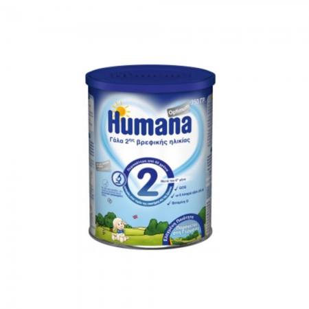 Humana Optimum 2 Γάλα 2ης Βρεφικής Ηλικίας Μετά Τον 6ο Μήνα 350gr