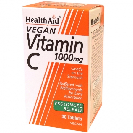 HEALTH AID VIT C 1000MG PR BIOFLAV 30TABS