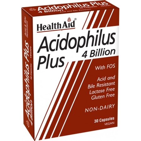 HEALTH AID ACIDOPHILUS PLUS 30caps