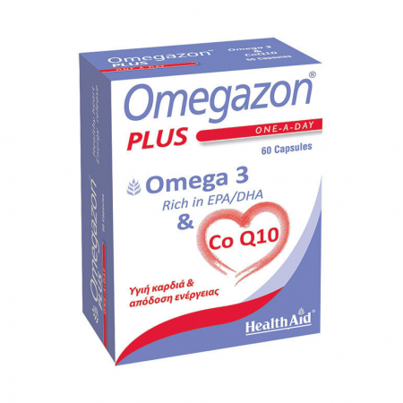 HEALTH AID OMEGAZON PLUS OMEGA 3+CoQ10 60caps