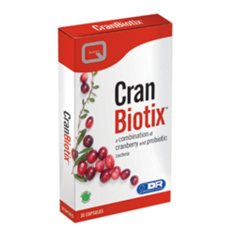 QUEST CRANBIOTIX with Cranberry extract and 2 billion L.acidophilus, L.rhamnosus & L.casei 30CAPS
