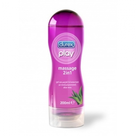 DUREX PLAY 2 IN 1 MASSAGE ALOE GEL 200ML 