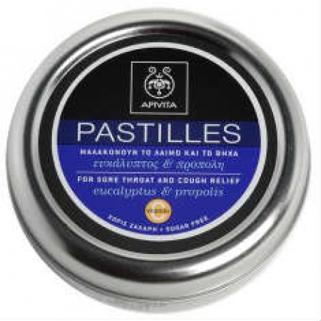 APIVITA ΠΑΣΤΙΛΙΕΣ ΜΕ ΕΥΚΑΛΥΠΤΟ & ΠΡΟΠΟΛΗ 45gr